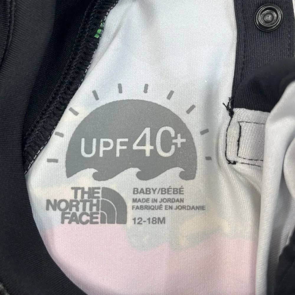 The North Face Infant Sun UPF‎ 40+ One Piece Jumper Size 12-18 M Quick Dry